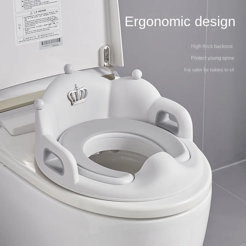 Sedile WC portatile per bambini Sedile WC corona per bambini Cuscino per sedile WC ausiliario per bambini Coprisedile per addestramento WC per orinatoio