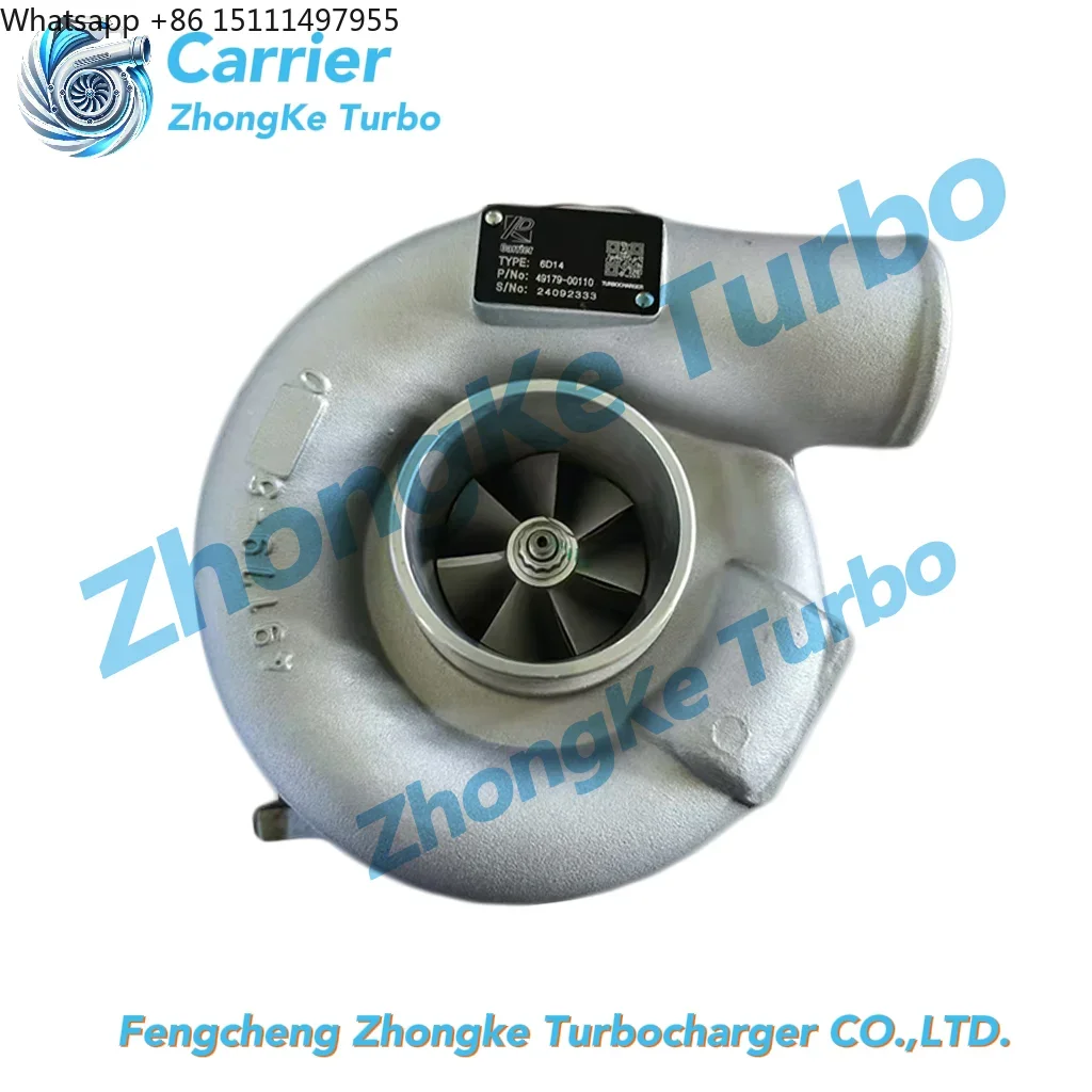 TD06-17A Turbo ME037701 ME070460 4917500428 49179-00110 4917900295 49179-02100 Turbocharger for Mitsubish SK07-2 6D14 Engine