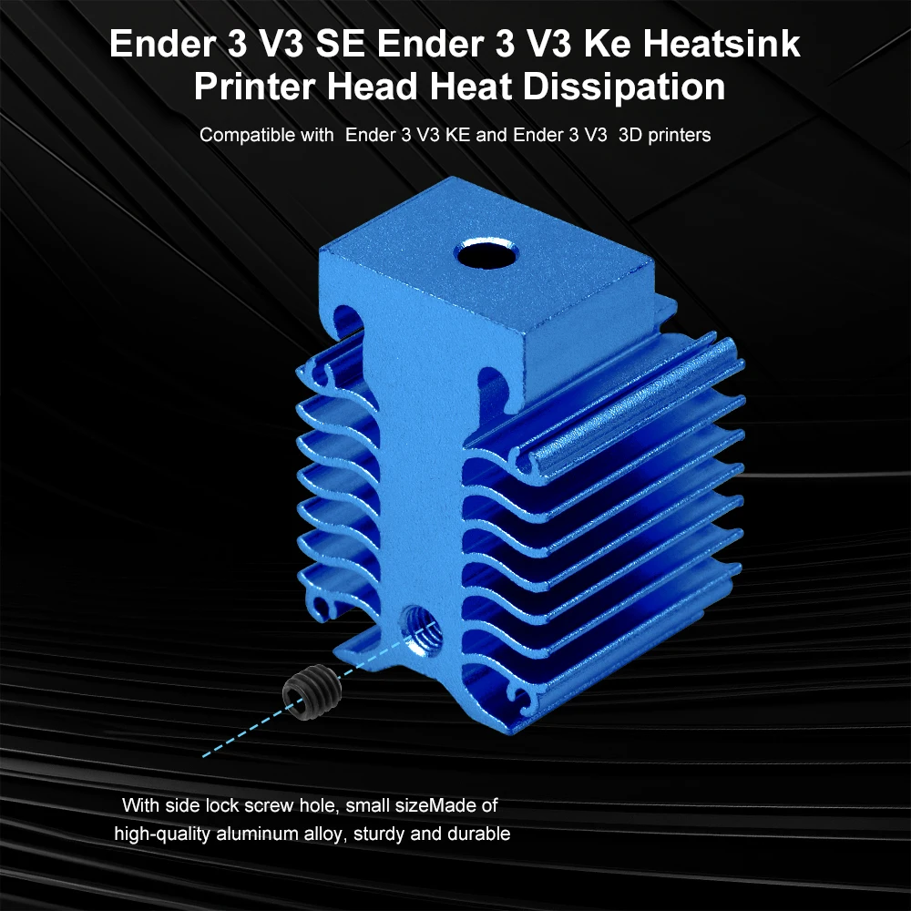 Für Creality Ender 3 V3 SE Kühlkörper Radiator für Ender 3 V3 KE Hotend Kit Kühlkörper 3D-Drucker Ersatzteil Zubehör – Detail 3