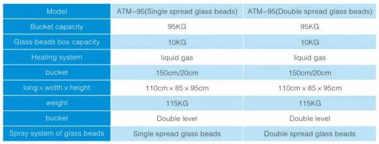 ATM-95 Factory Custom Road Line Marking Equipment Large Capacity Thermoplastic Road Marking Machine
