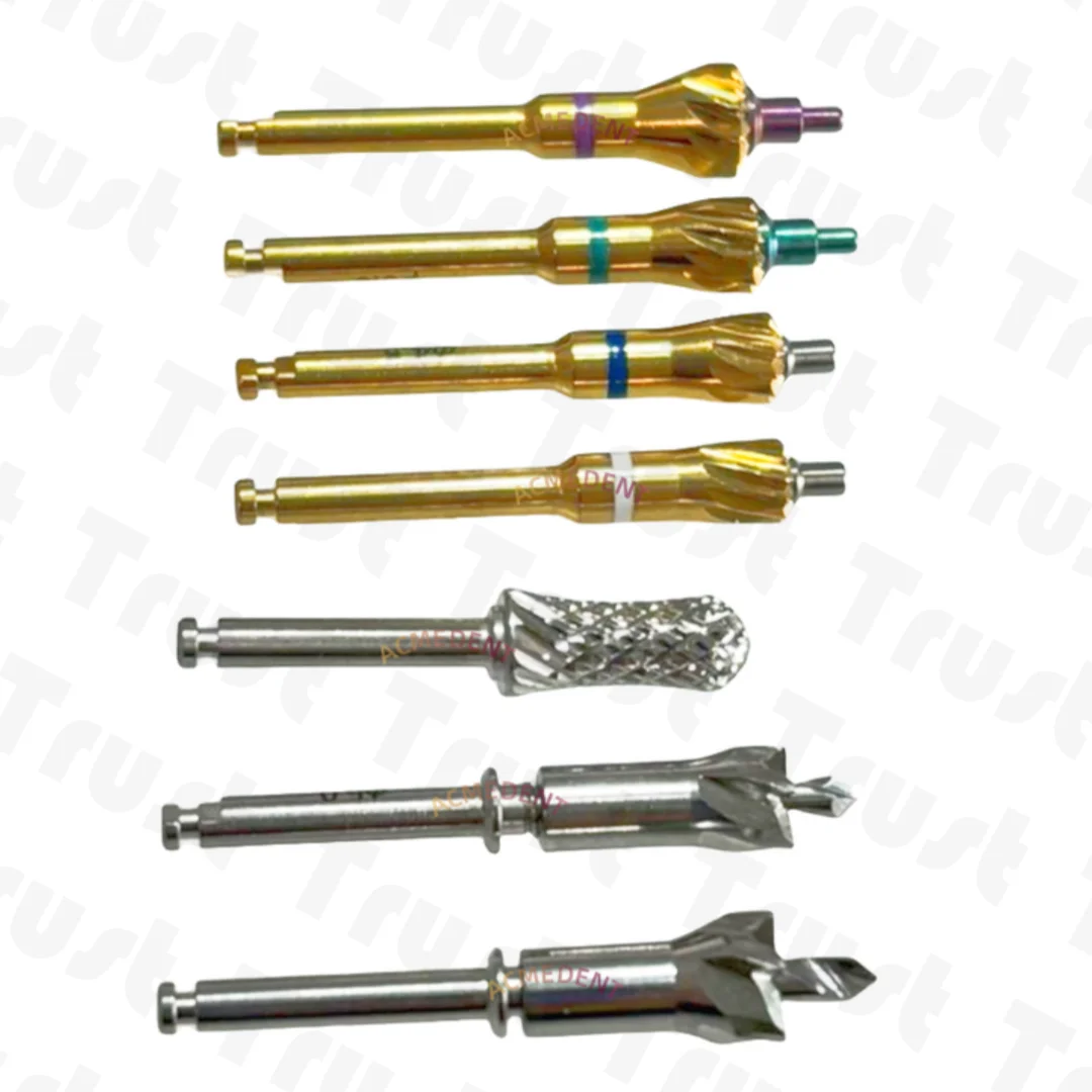 Impianto dentale Bone Profiler Ridge Rettifica Fresa Strumento chirurgico Contouring Trapani Trimmer Collettore Fine Storage kit