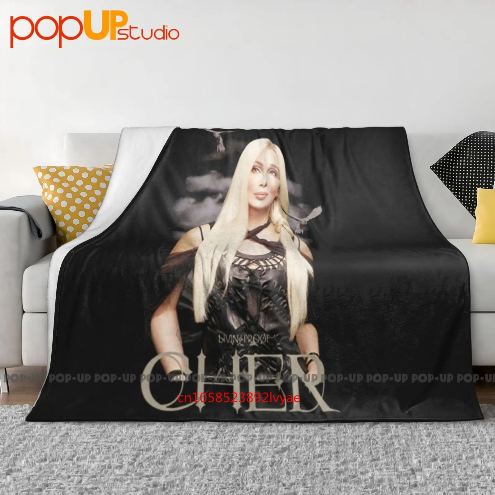 Cher Living Proof Farewell Tour Bird Bath Blonde Hair 2003 Ultra-Soft Blanket Quilt Winter Sofa Cover Bed Covers