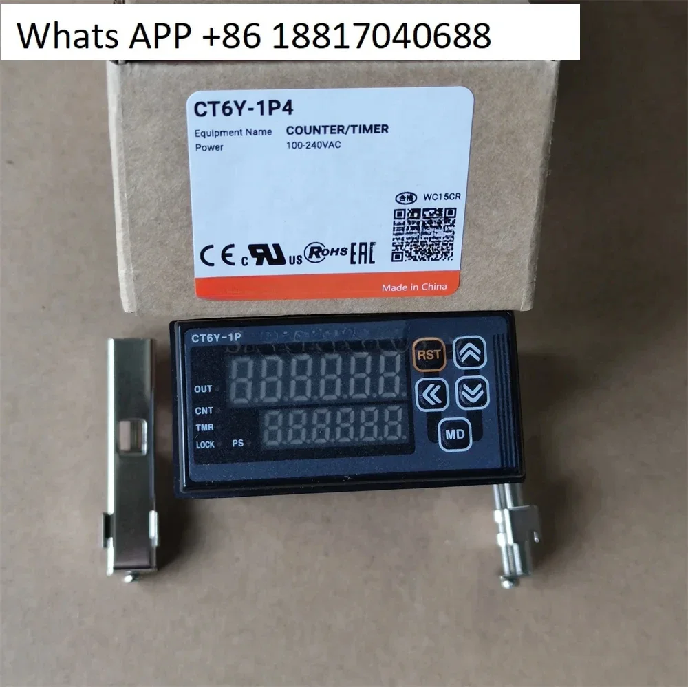 Original  CT6Y-1P4  Genuine Counter Timer  100-240VAC~ 50/60Hz  6-digit 7-segment LED