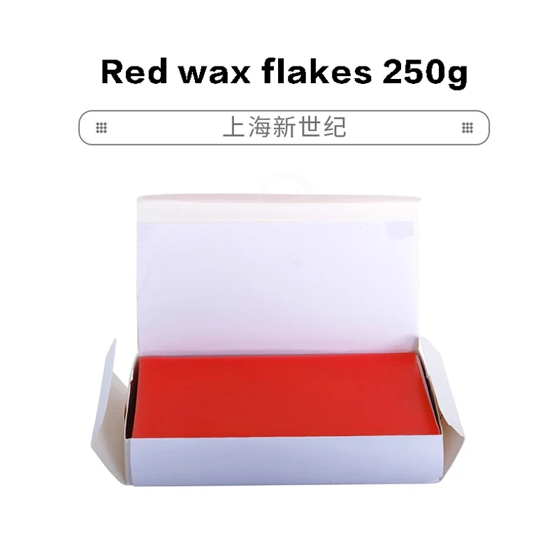 

Red wax flakes 250g commonly used red wax flakes red wax flakes soft wax model wax red wax plate dental materials