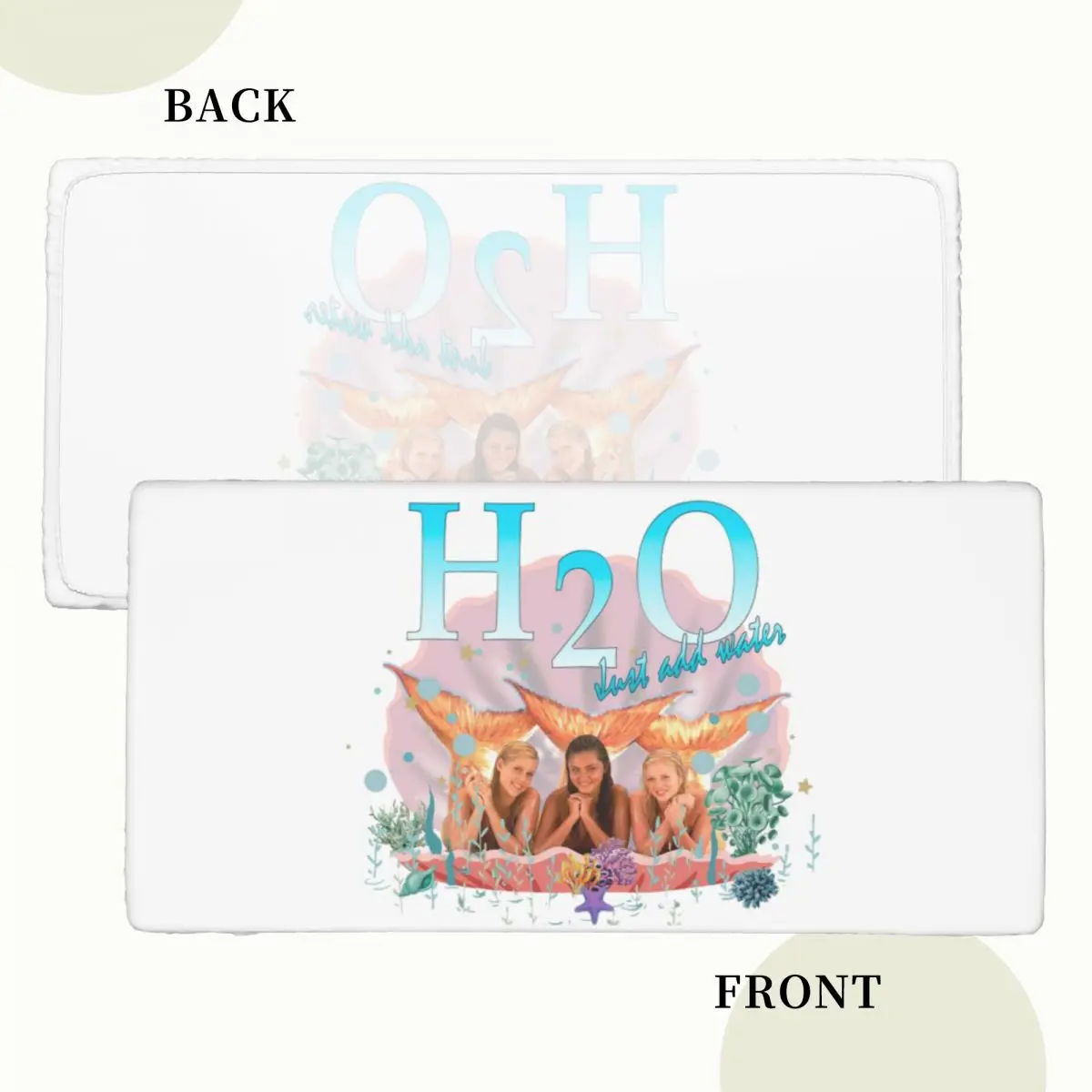 H2O Just Add Water Premium Customized Rectangular Tablecloth Oilproof Table Cover for Dining Events Table Cloth