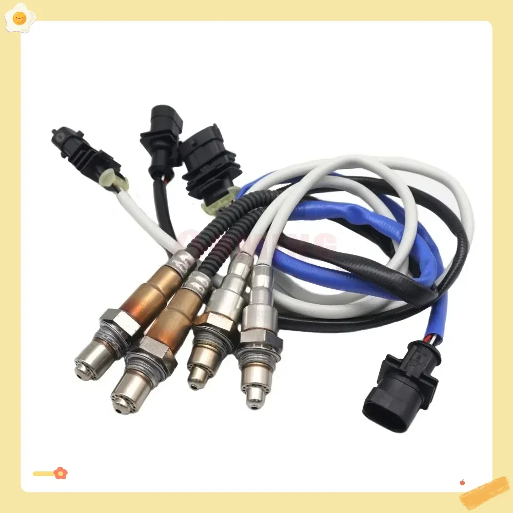 4x sensor de oxigênio 670009076 670002200 670031347 670031348 para maserati ghibli quattroporte 3.0l v6 turbo