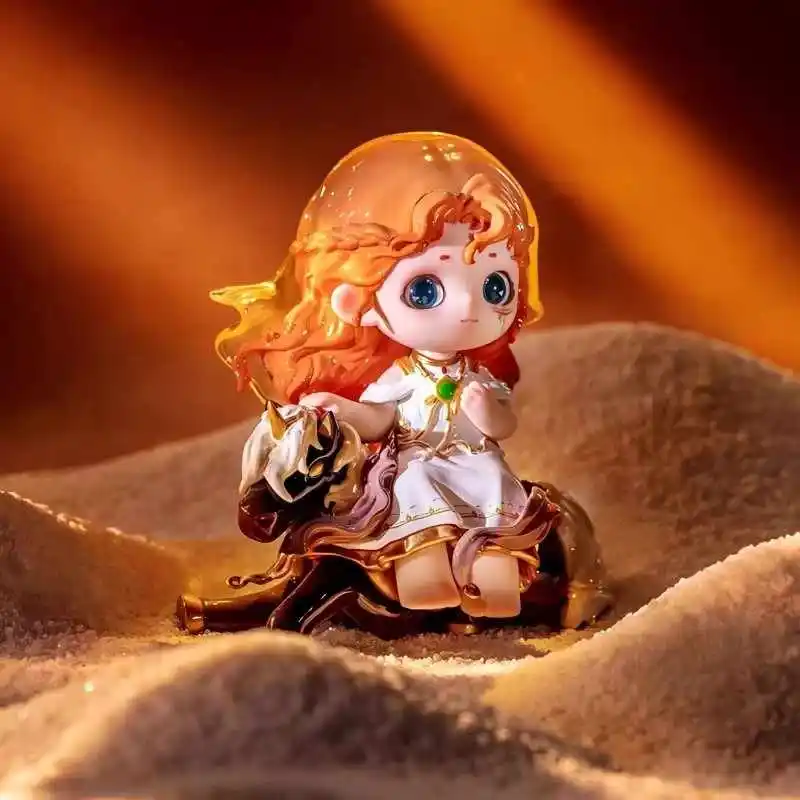 정품 조이 V4 빛과 어둠의 밤 시리즈 블라인드 박스 귀여운 컬렉션 장식 피규어 미스터리 박스 장난감 인형 선물