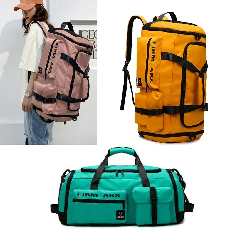 Mochila táctica grande para mujer, bolso de equipaje de viaje para gimnasio, Fitness, entrenamiento de acampada, bolso deportivo de hombro para maletas de hombre