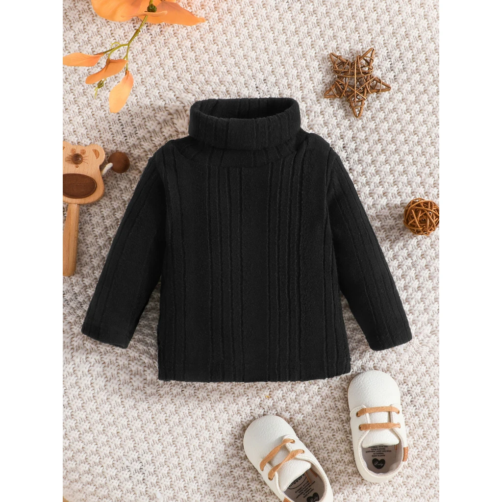 3PCS Set Ootd Terno for Newborn Baby Unisex Boy Girls Top 3-24 Months Fashion Long Sleeve Warm Sweater Winter