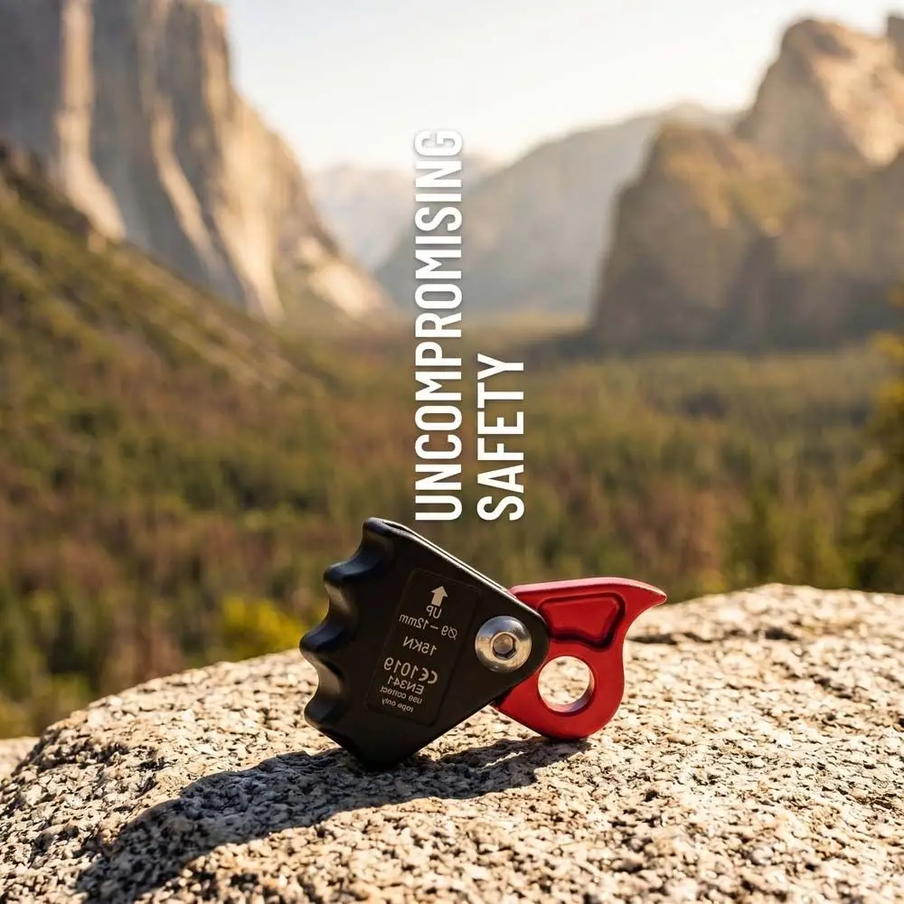 High-altitude Tools Self-lock Carabiner Anti Fall Design Automatic Locking Automatic Lock Carabiner Rescue Device