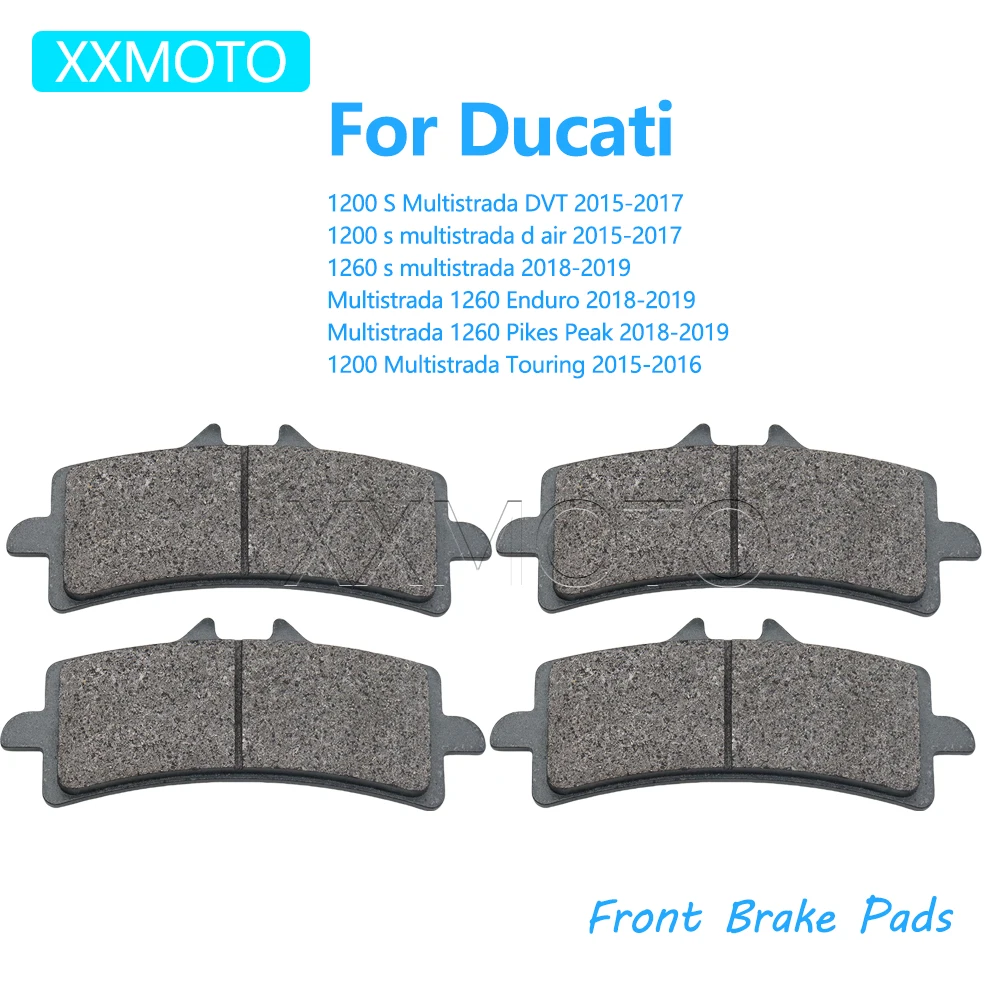 

Front Brake Pads Set Motorcycle Accessories For Ducati 1200 S Multistrada DVT D Air Touring Multistrada 1260 Enduro Pikes Peak
