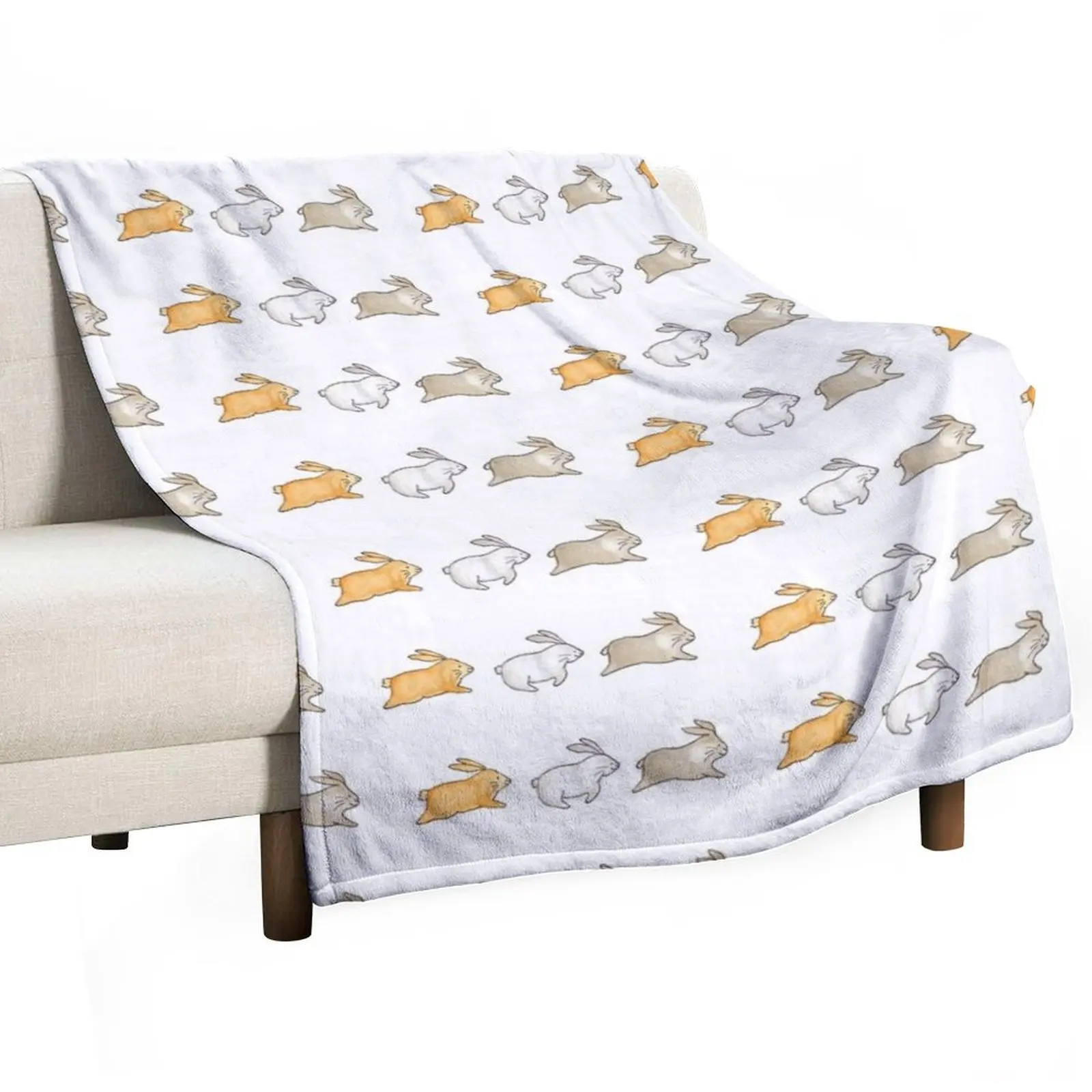 

The Bunny Hop Throw Blanket Camping Summer Beddings Softest Travel Blankets