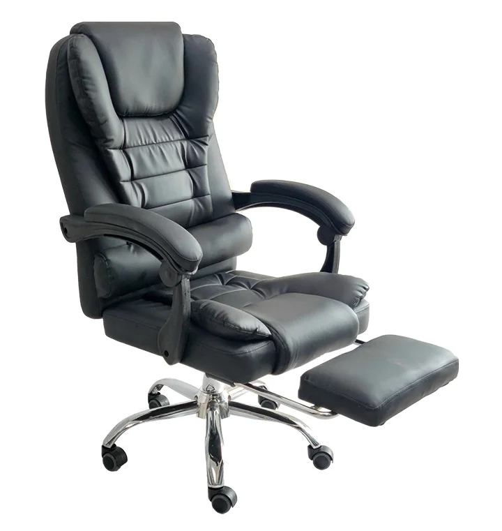 

2023 New Boss Cheap Director Manager Pu Leather Executive Swivel Office Massage Chairs With Footrest