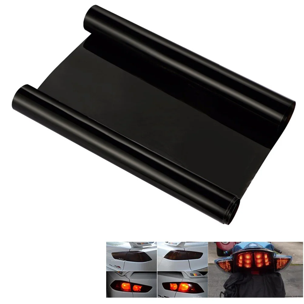 فيلم تغيير لون المصباح الأمامي شفاف 90% نفاذية الضوء مقاوم للماء مقاومة للخدش سهلة إزالة ملصق السيارة عدسة السيارات