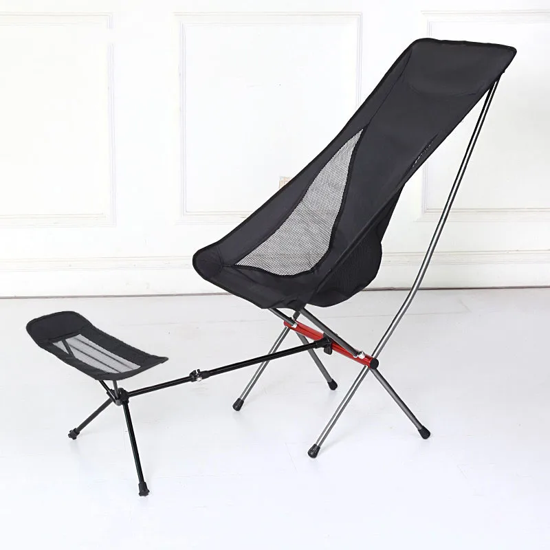 

Outdoor Moon Chair Portable Folding Camping Chair Collapsible Foot Stool for Hiking Picnic Fishing Chairs Seat Tools