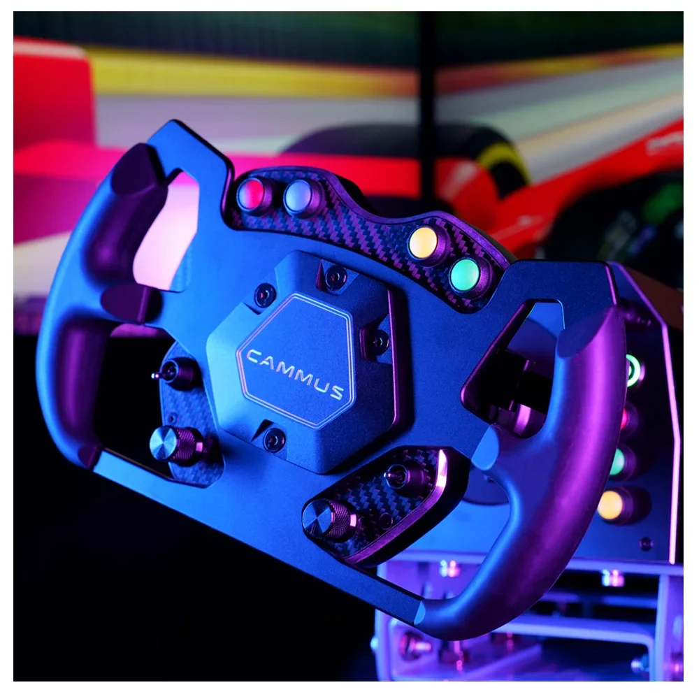 CAMMUS New Car Simulator PC Game Racing Wheel Gaming Steering Wheel with Gear Shifter for PC