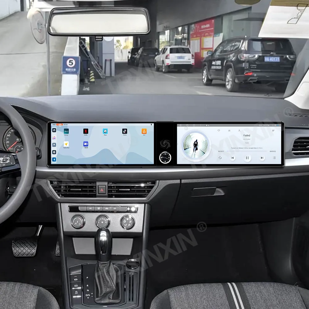 Dual-screen Interaction Android 13 For Volkswagen Lavida 2019~2022 Car Radio Multimedia GPS Navigation Touch Screen Head Unit