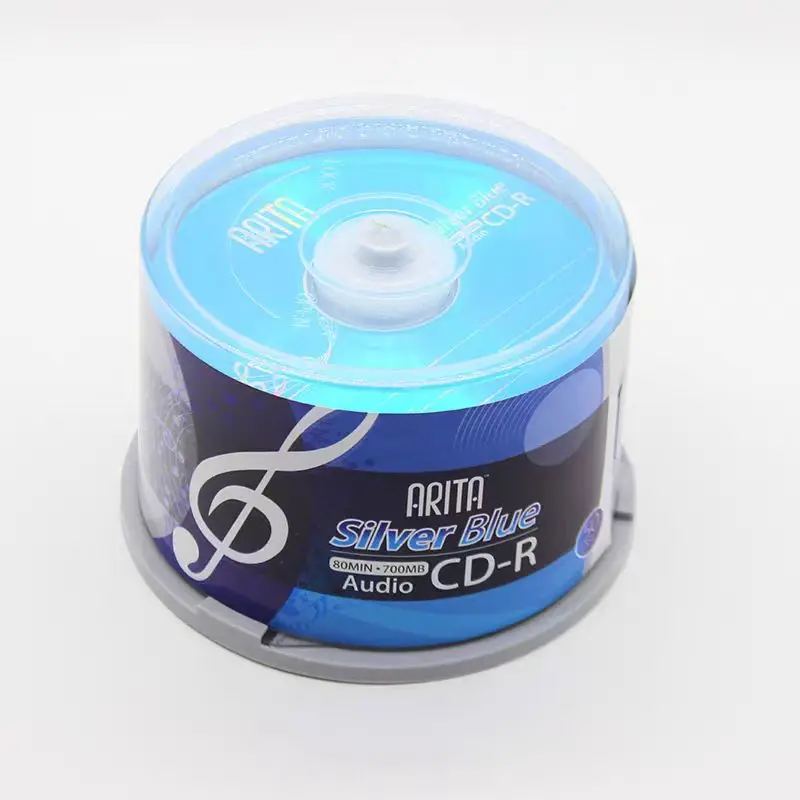 AUDIO CD-R Disc Blank CD Disk Music CDR Discs 80min 700MB 50Pcs/Barrel