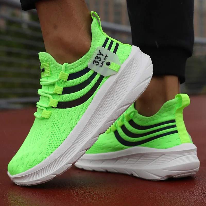 Herren Freizeitschuhe Modische und Atmungsaktive Mesh-Flachschuhe 2026 Vulkanisierte Turnschuhe für Outdoor-Laufen und -Gehen – Detail 19