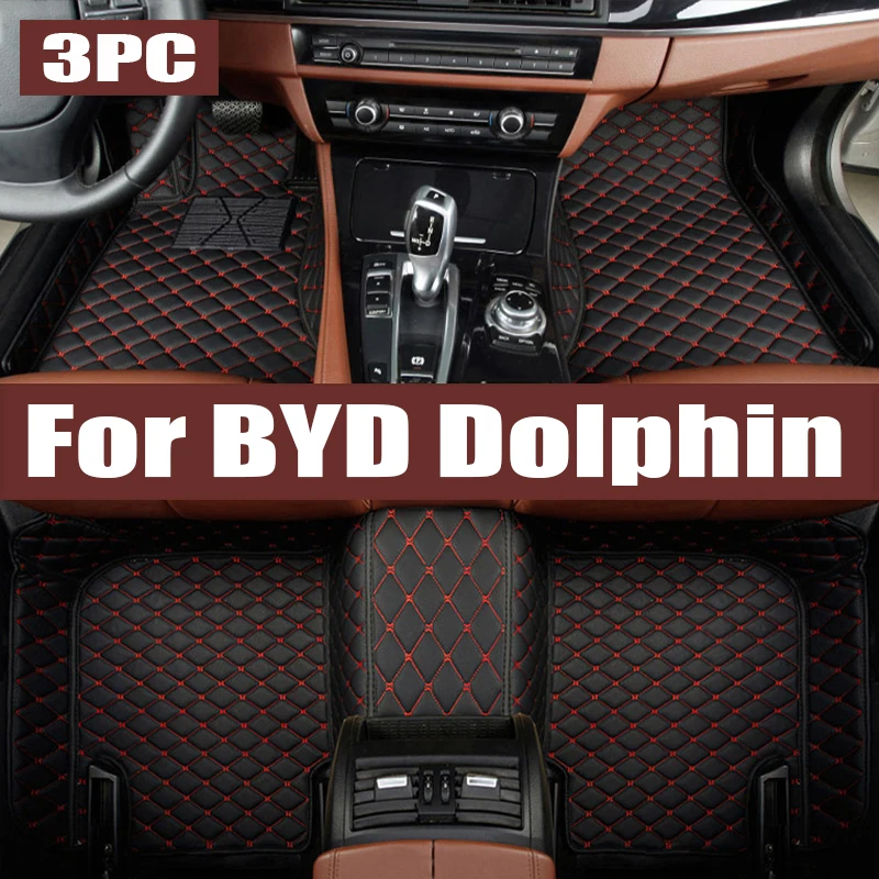 

for BYD Dolphin TPE 3D Car Floor Mats Trunk Pad Foot Mat Odorless Tray Set BLACK