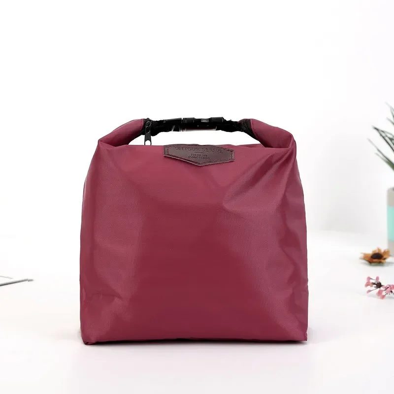Thermoisolierte Lunchtasche, tragbar, Oxford-Stoff, Kühler, Lunchbox, Aufbewahrungstasche, zum Tragen von Picknick-Lebensmitteln, Isolierpaket, 1 Stück