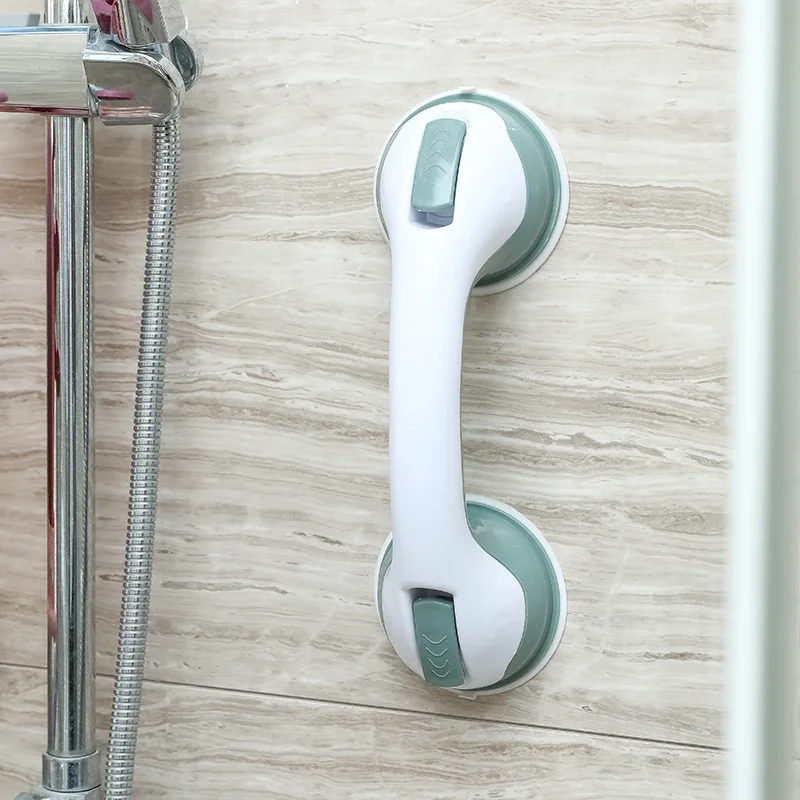 Bath Safety Grab Handle Bar Suction Cup Tub Bathroom Shower Rail