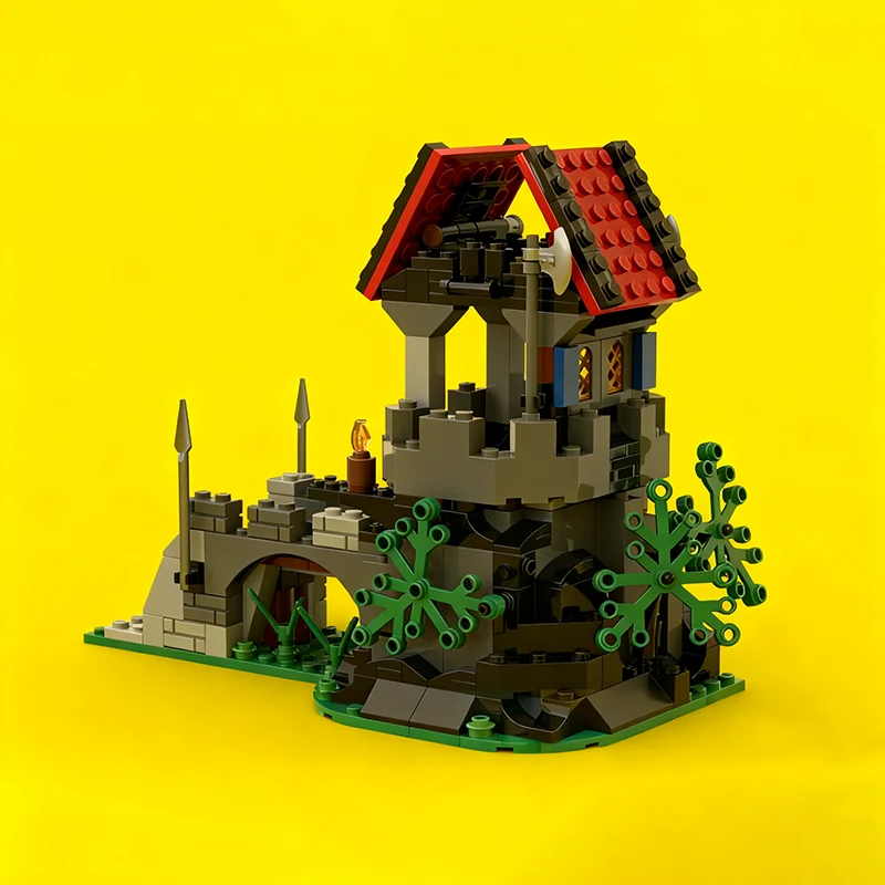 265개 MOC 마지스토 S 마법의 탑 성 모델 빌딩 크리스마스 선물 블록 건축 조립 DIY 장난감 아이디어 브릭 키즈