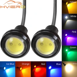 2X Car Led Daytime Running Light DRL 23mm Auto Eagle Eye Backup Reversing Parking Signal Lamp Waterproof Fog Backup Trunk Bulb