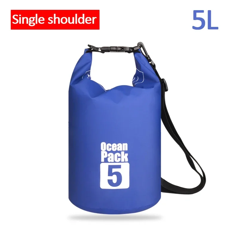 CWILKES Wasserdichter PVC-Trockensack für Damen und Herren, 2 l/5 l/10 l/15 l/20 l/30 l, Outdoor-Sport-Aufbewahrungstasche für Kajakfahren, Bootfahren, Angeln, Schwimmen 6