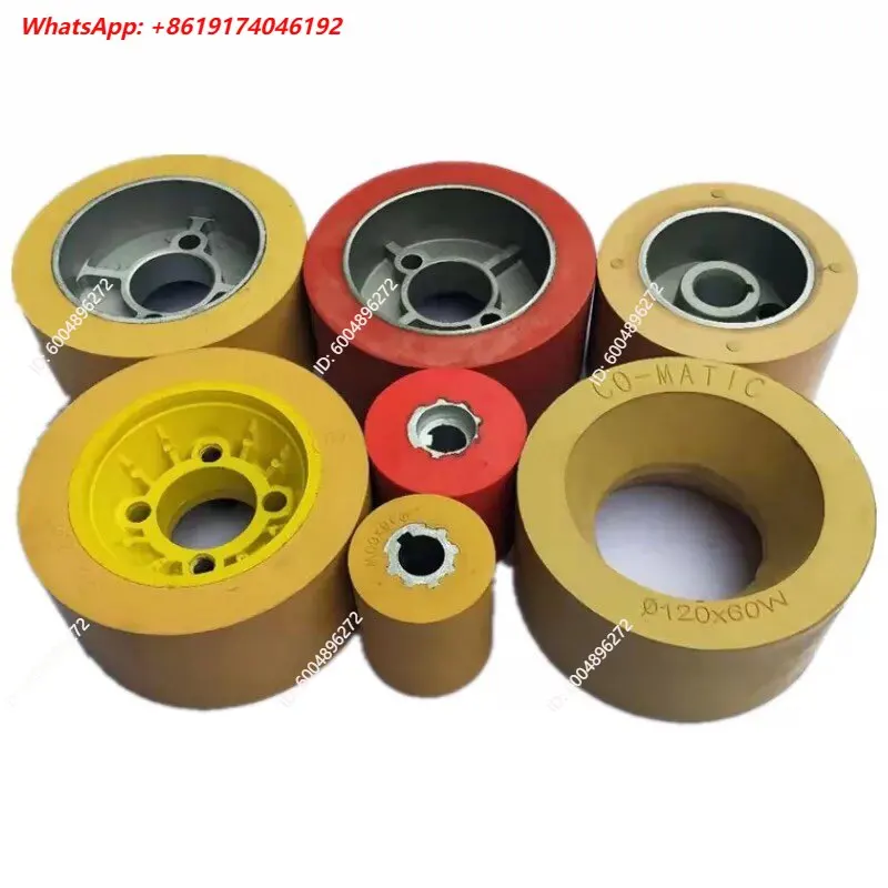 1PCS Wood feeder accessories rubber wheel feeder conveyor press wheel woodworking router drive wheel MX48