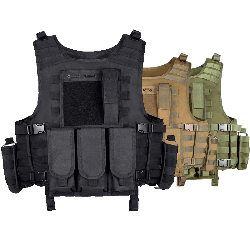 Outdoor Tactical Hunting Molle Vest Men's Airsoft Paintball Body Armor Police Training Combat Protective Vest