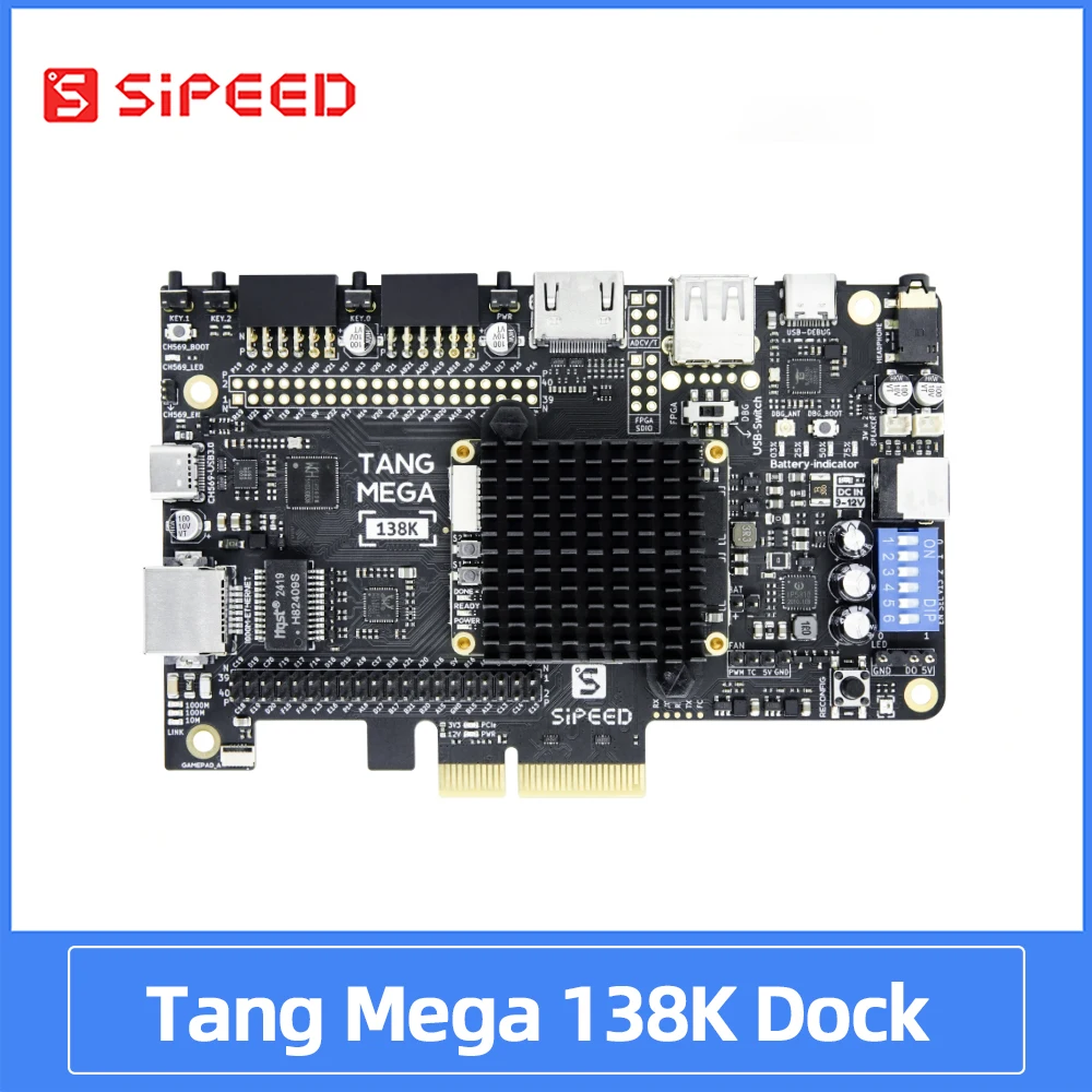 

Sipeed Tang Mega 138K Dock GOWIN GW5AST RISCV FPGA Development Board