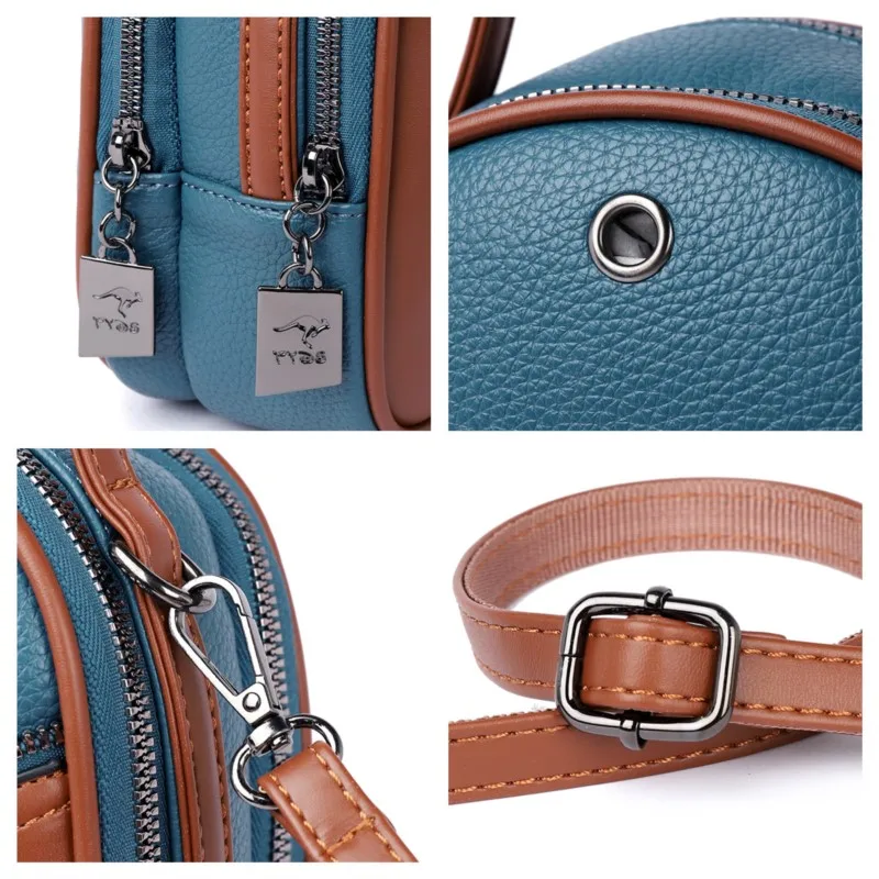 Women's Soft PU Leather Trend Shoulder Bag Handbags Designers Luxury Female Top-handle Crossbody Bag Large-capacity Fashion Tote