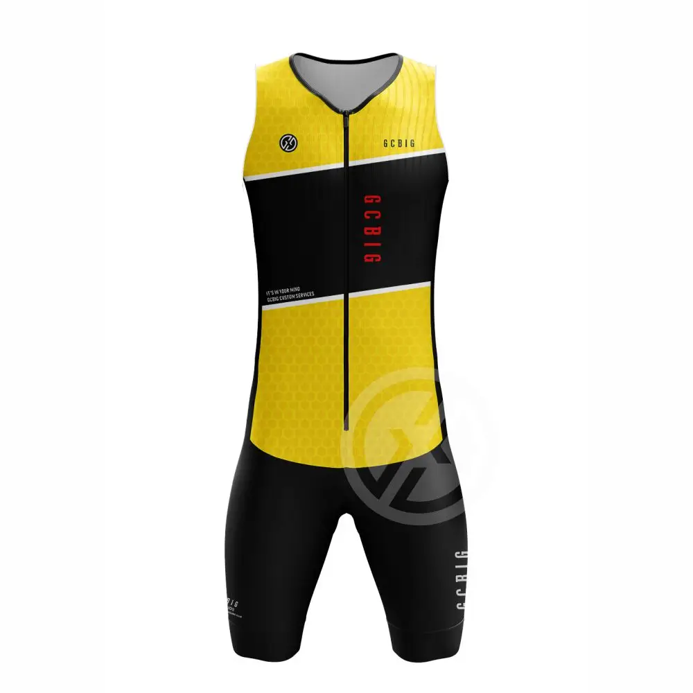 

Men Cycling Triathlon Clothing Tri Suit Skinsuit Ropa Ciclismo Hombre Bike Body Sport Swim Run Jumpsuit Speedsuit One-piec