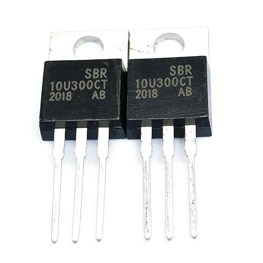 5PCS SBR10U300CT 10A 300V OSG60R260P SP85N050 140A/85V AP80T10GP 80T10GP 85A/100V UTC7N65L D1669 2SD1669 50V 12A