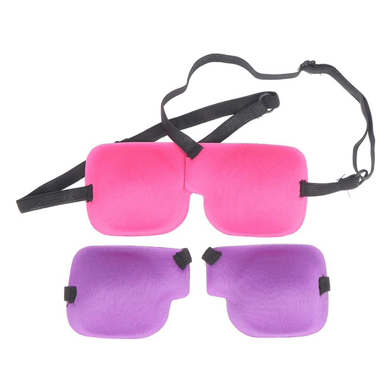 Oogmasker Adult Kids Scheelzien Eye Training Enkele Eye Patch Cover Verstelbare Eyeshade Gevuld Scheelzien Eye Training