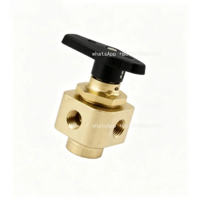 1/8 Inch 40 Series 40 Brass 5 Way Ball Valve