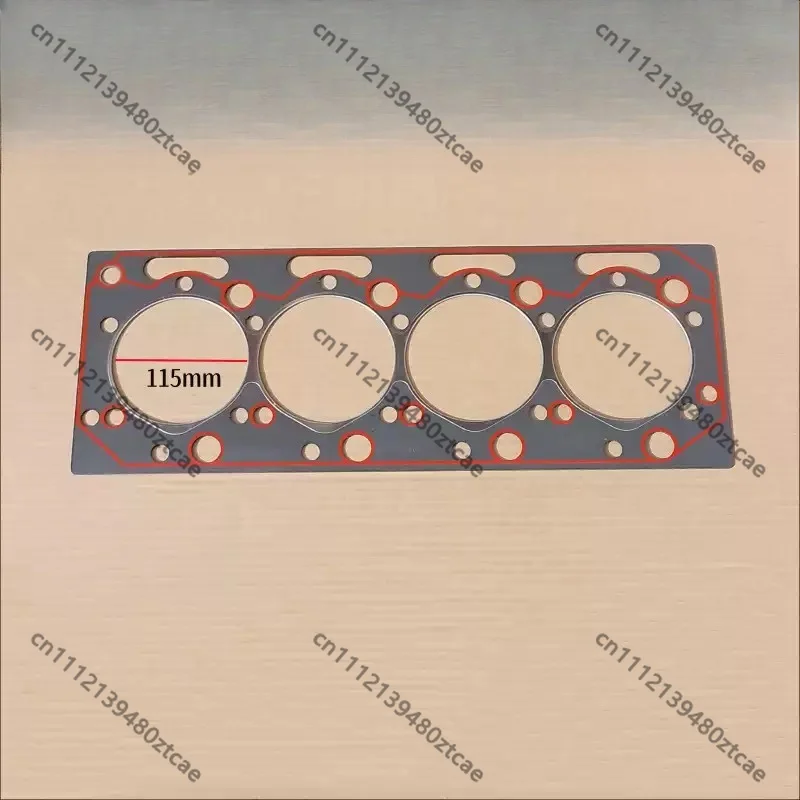 Engine Cylinder Gasket Compatible With 490 495 K4100 ZH4102 Machinery Diesel Motor