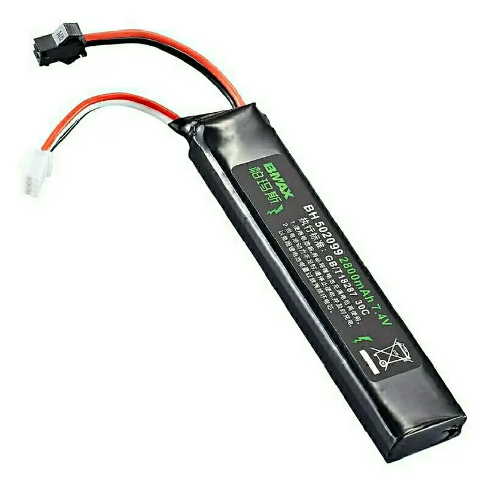 

11.1v Lithium Battery 2800mAh Cell 30C Gel Ball Blaster Accessoris