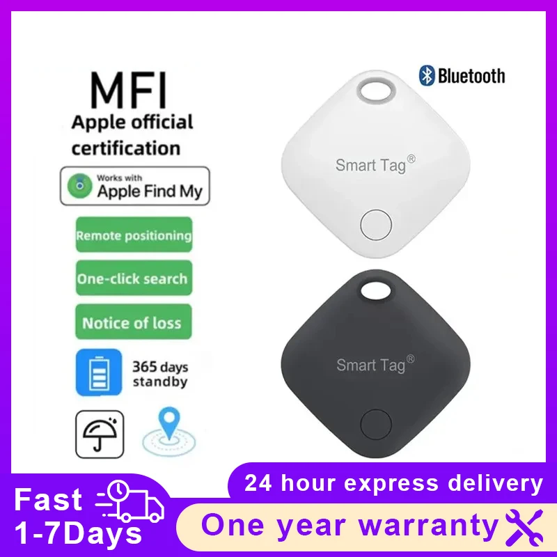 GPS Smart Air Tag Mini Smart Tracker Bluetooth Smart Tag Child Finder Pet Car Lost Tracker For Apple IOS System Find My APP