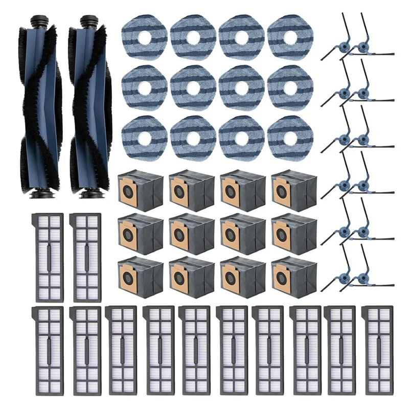 

A86I-для Eufy X10 Pro Omni робот-пылесос основная боковая щетка ткань для швабры Hepa фильтр мешок для пыли аксессуары