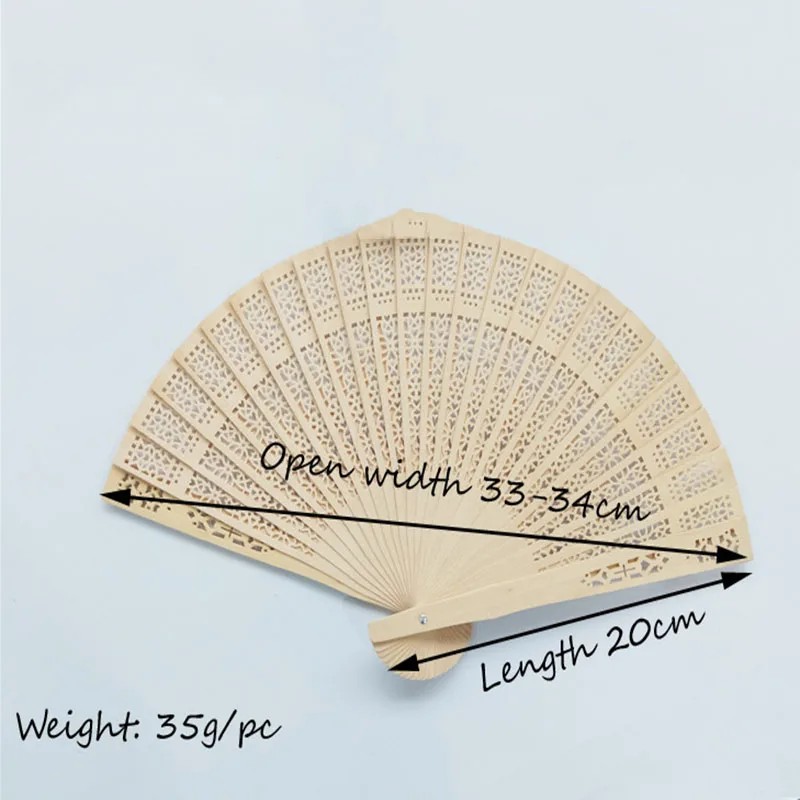 Fully Fragrant Wood Fan, Retro Folding Fan, Hollow Craft, Chinese Style Wedding Return Gift, Wooden Imitation Sandalwood Fan, Fo