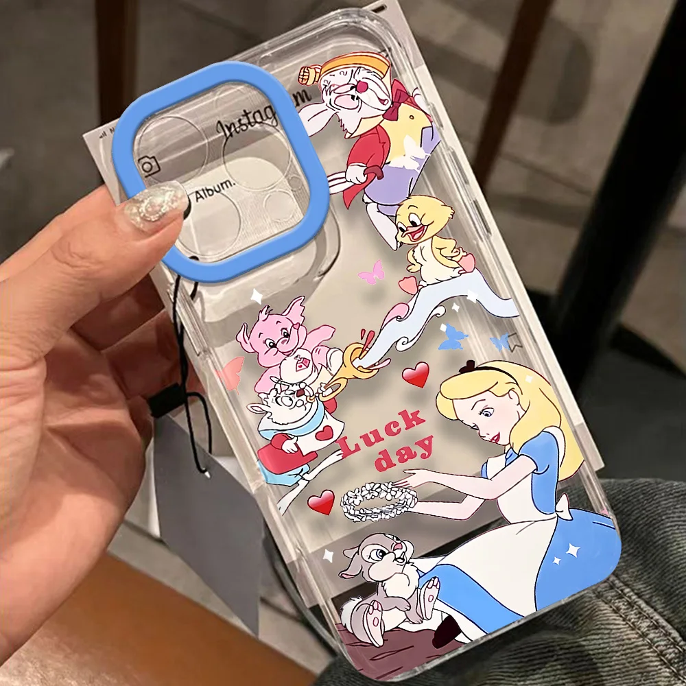 Alice's Princess Clear Space Phone Case for Huawei P 30 50 Pro Lite Nova 5 6 7 9 7SE Pro 5G Transparent Cover