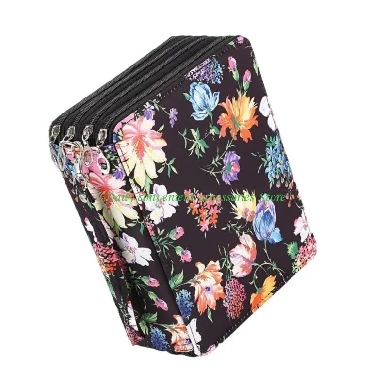 97QB أكياس تخزين قلم قلم رصاص عالية السعة 168 قلم قلم قلم قلم ملون متعدد الوظائف. #5