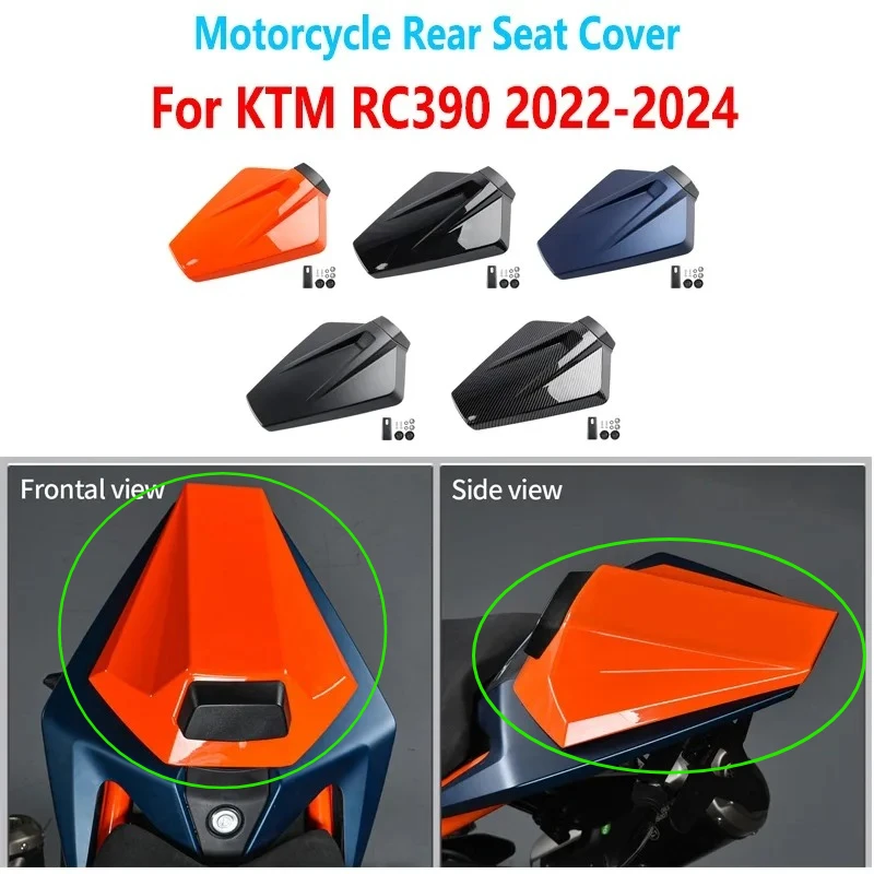 

cMotorcycle Back hump Passenger Pillion Seat Cover Solo Tail Fairing Cowl For KTM RC 390 RC390 2022 2023 2024