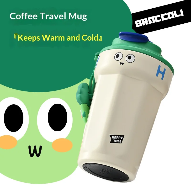 Super süße Ins High-End- und lustige Kaffeetasse, Reisebecher, kreative Paar-Tasse, isolierter Becher, hohes Aussehen, Wasserbecher für Mädchen