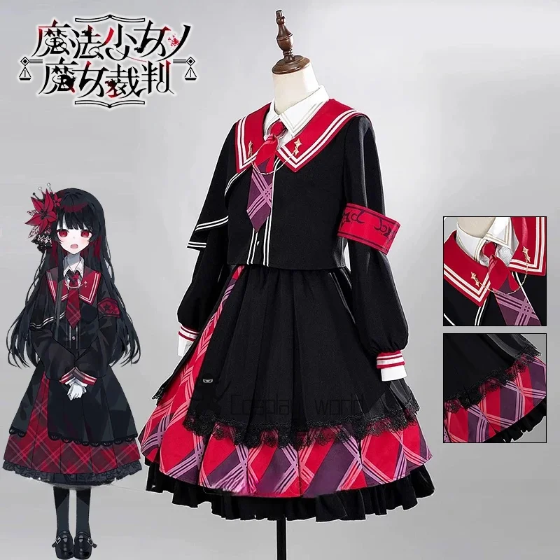 

Game Magical Girl Witch Trial Nikaido Hiro Cosplay Costume Wig Uniform Skirt Coat JK Suit Headwear Halloween For Women Girls Men