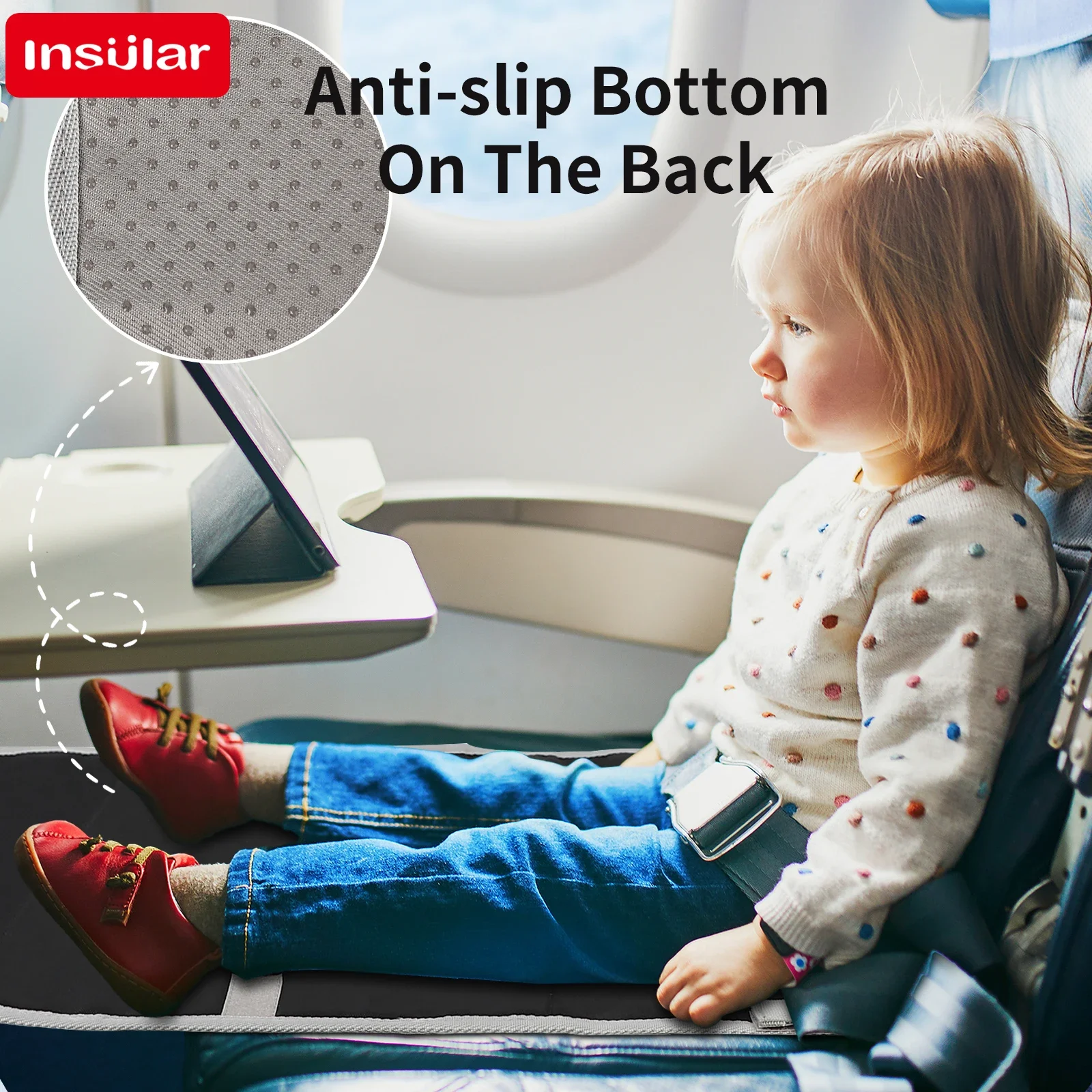 

INSULAR детский гамак, дорожная кровать, складное детское сиденье-самолет, удлинитель, подушка, портативное сиденье, удлиненная подушка для ног, предметы первой необходимости для путешествий, От 1 до 3 лет