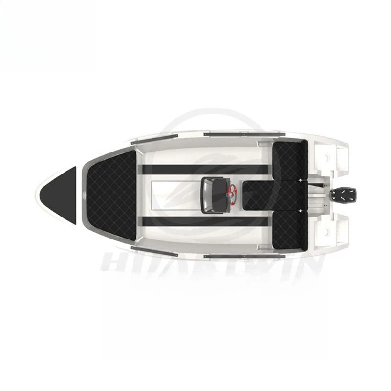 4.9 meters HDPE rotational molding fishing boat can be equipped with propeller fishing/rescue dual-purpose assault boat can