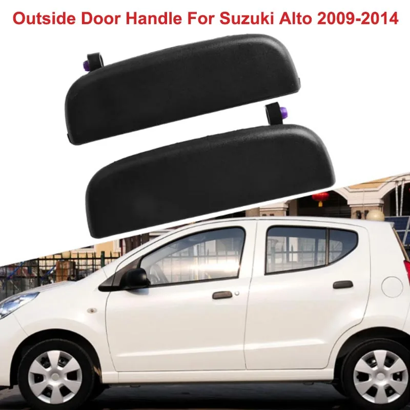 1Pcs Schwarz Vorne Hinten Außentür Griff Links Rechts Außerhalb Türgriff Teile Auto Zubehör Für Suzuki Alto 2009-2014